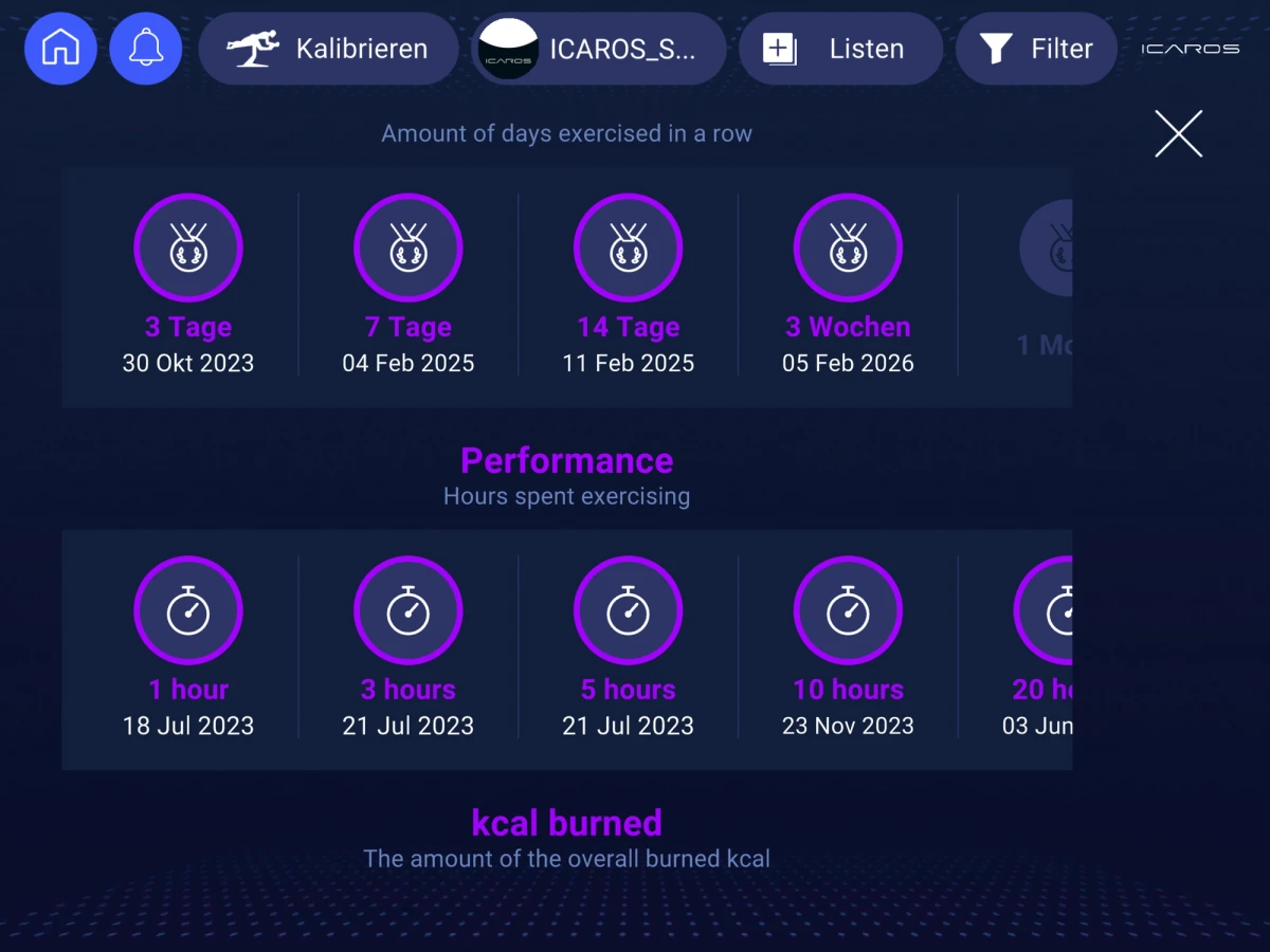 ICAROS App Screenshot 11