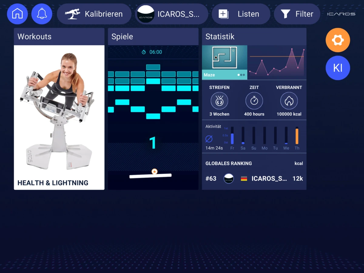 ICAROS App Screenshot 12