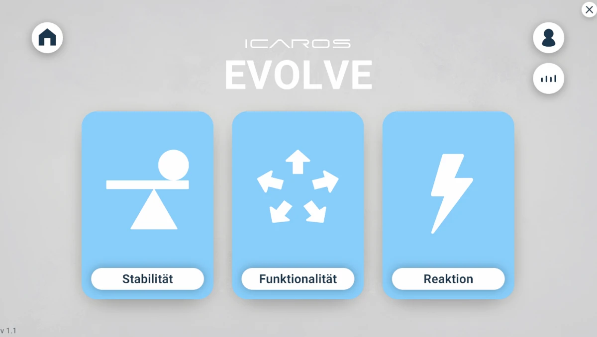 ICAROS Evolve — stability, functionality, reaction