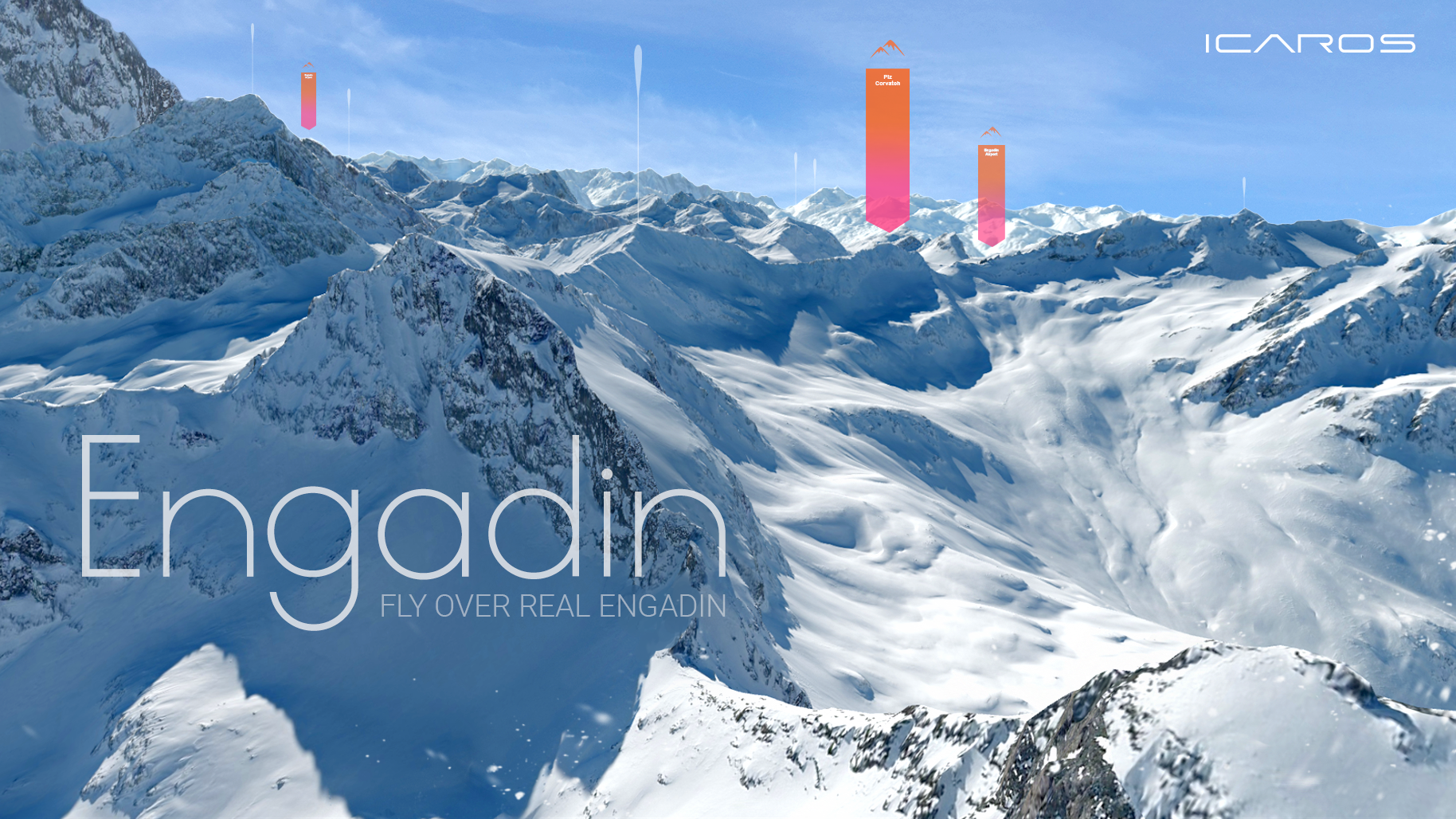 ICAROS ENGADIN — reale Landschaften in VR