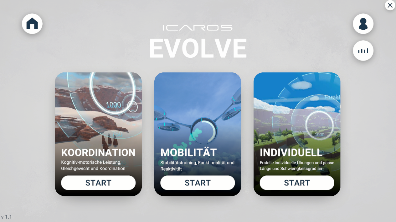 ICAROS Evolve — coordination, mobility, custom