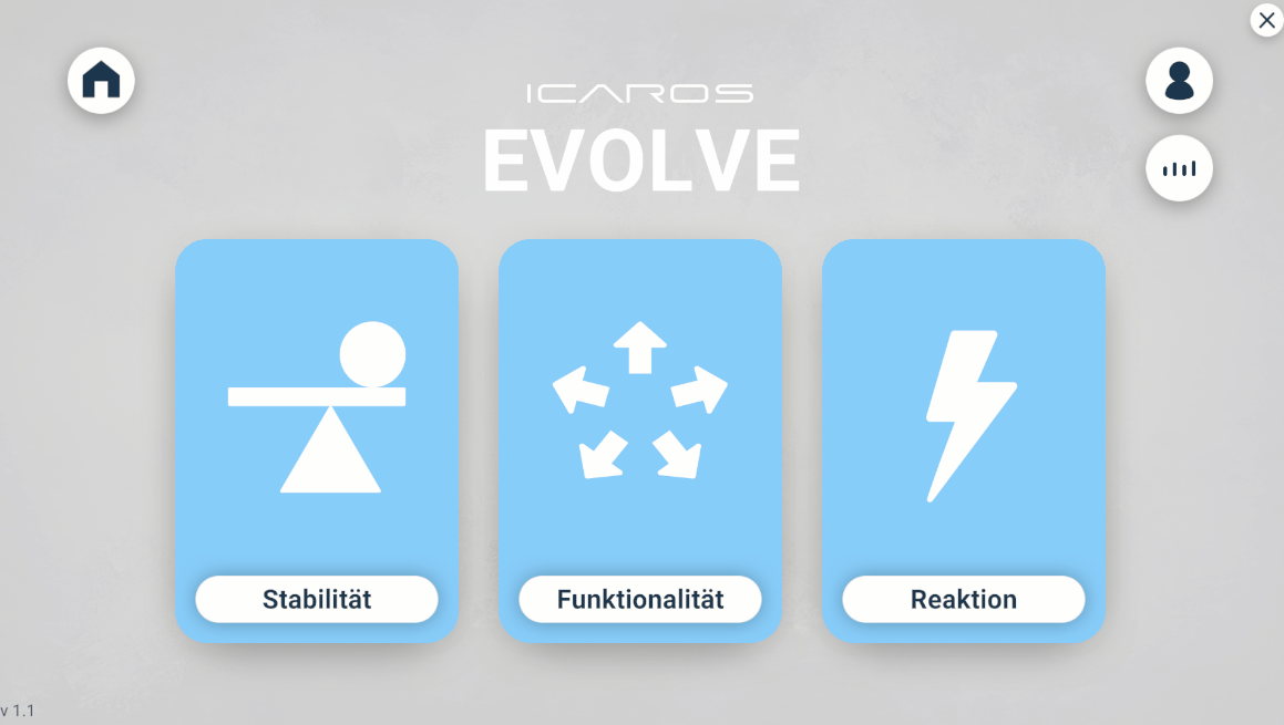 ICAROS Evolve — stability, functionality, reaction