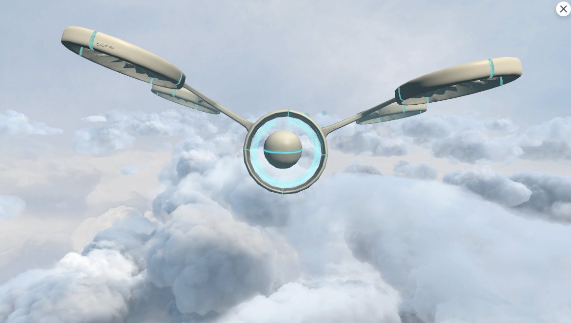 ICAROS Evolve — in-game view